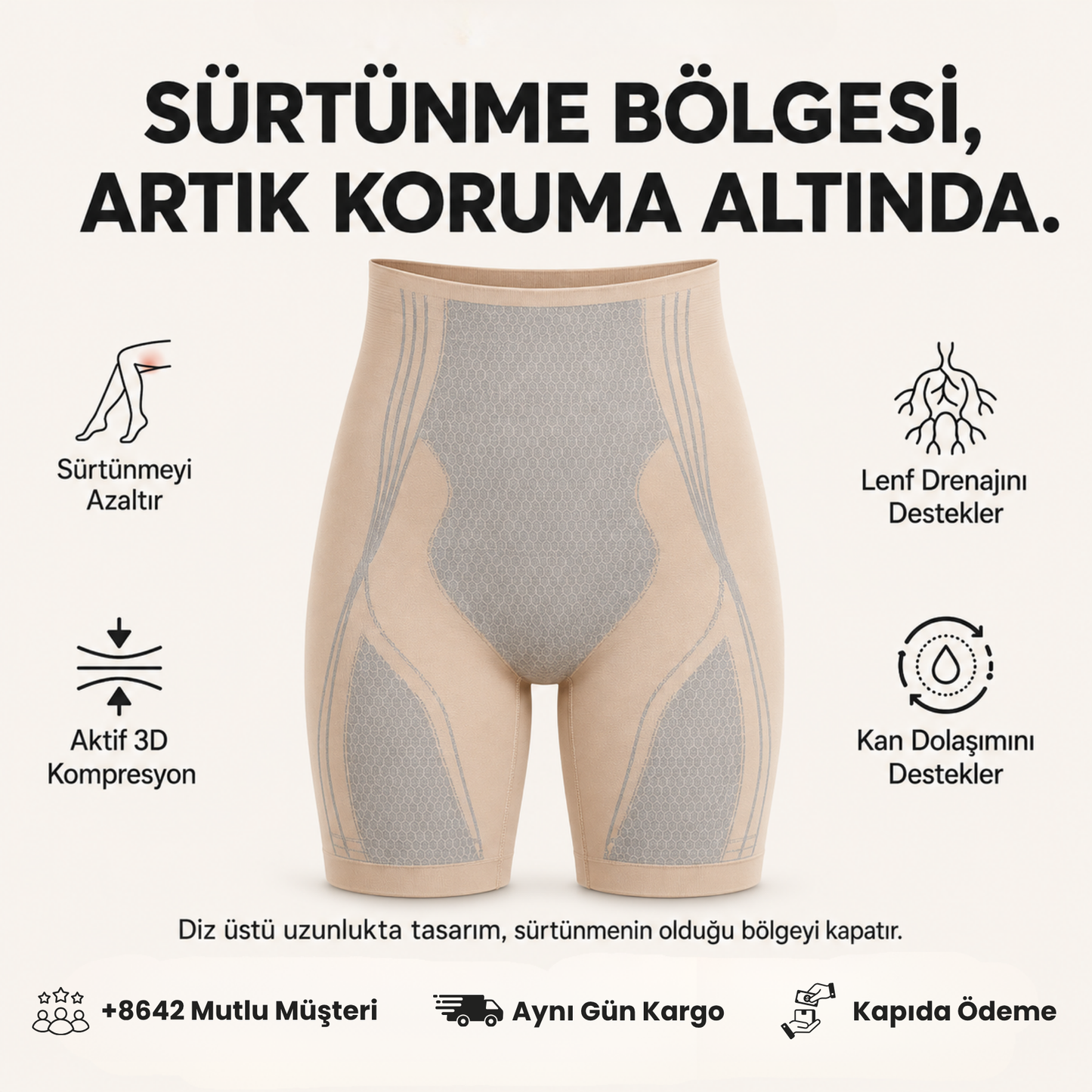 Yağ Yakıcı Basen Giderici Korse Şort