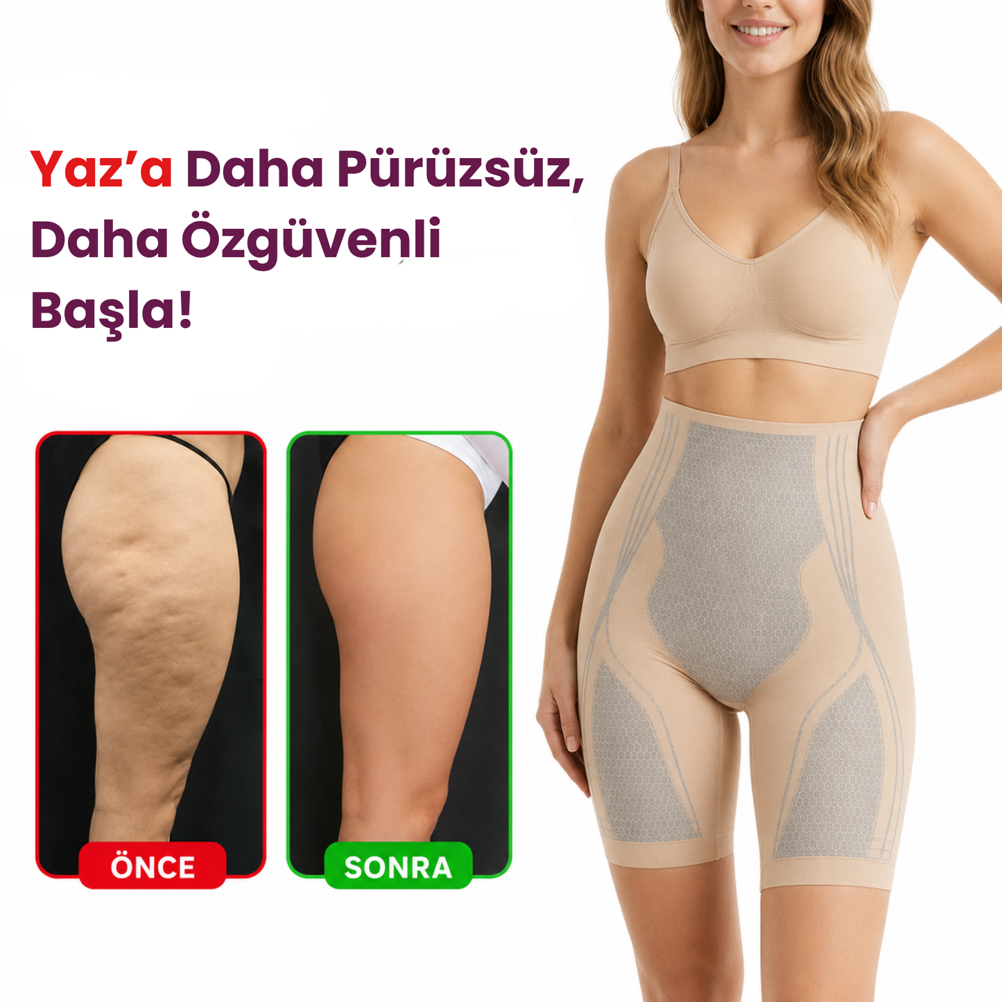 Yağ Yakıcı Basen Giderici Korse Şort