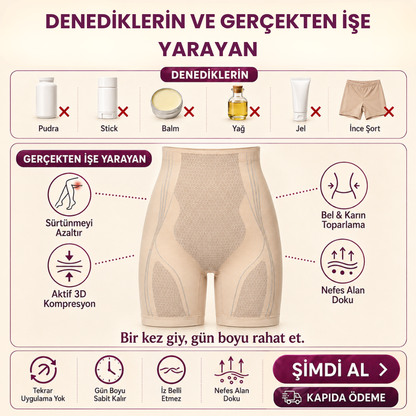 Yağ Yakıcı Basen Giderici Korse Şort