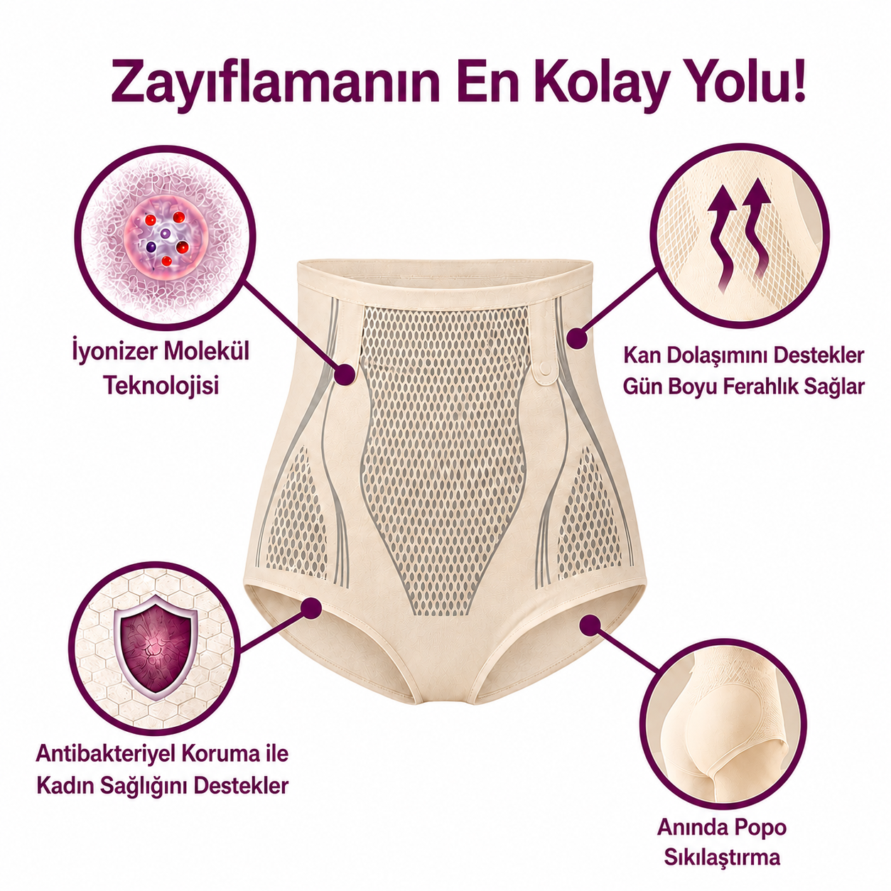 Yağ Yakıcı ve Sıkılaştırıcı Korse